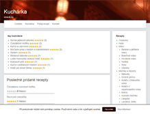 Tablet Screenshot of kucharka.smucik.eu